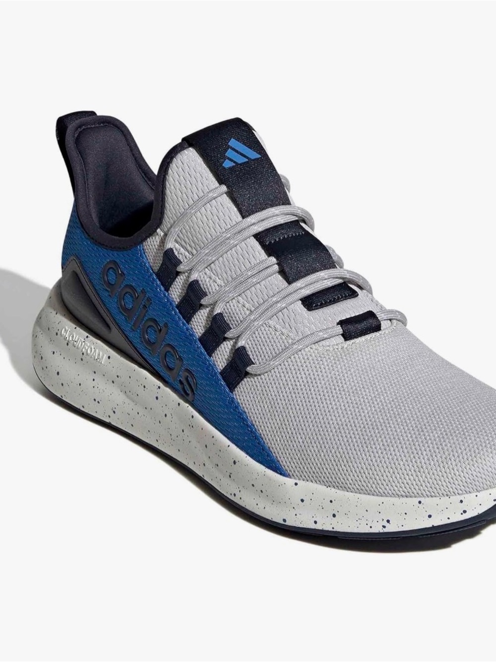 adidas Men’s Athletic Sneaker - Grey & Blue - Picture 3 of 7